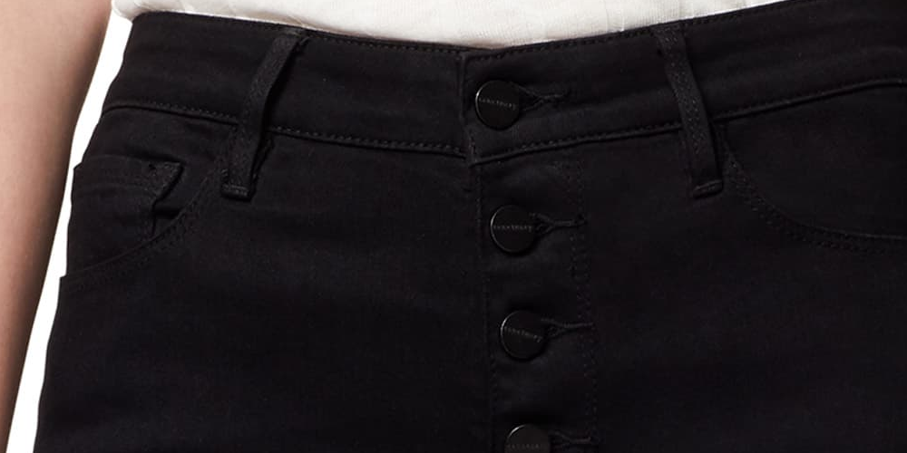 Sanctuary Women's Slit Hem Boot Cut Jeans Black Size 28