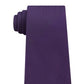 Van Heusen Men's Neck Tie One Skinny Solid Slim Silk Purple Size Regular