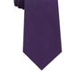 Van Heusen Men's Neck Tie One Skinny Solid Slim Silk Purple Size Regular