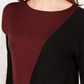 INC International Concepts Women's Colorblocked Sweater Black Combo Size Petite XL