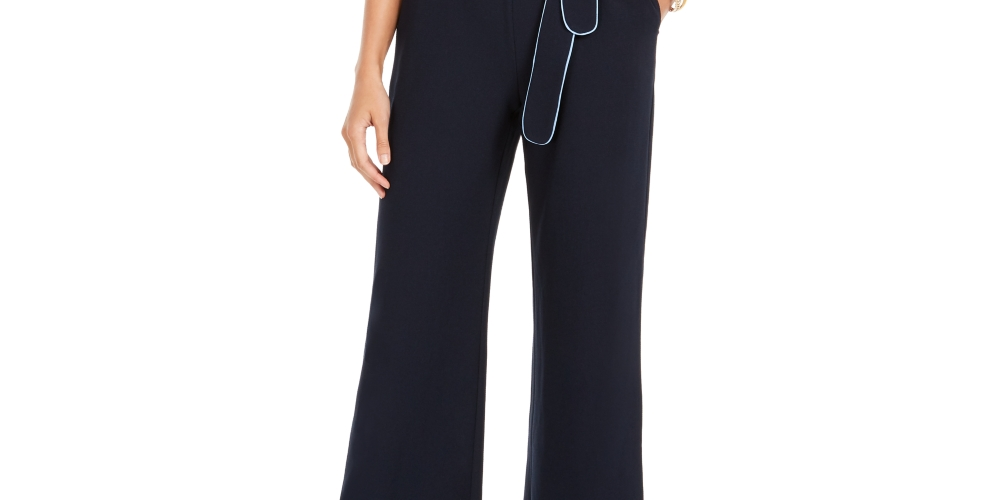 Vince Camuto Women's Colorblock Jumpsuit Blue Size 8