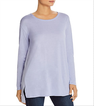 Eileen Fisher Women's Scoop Neck Tunic Blue Size Petite M