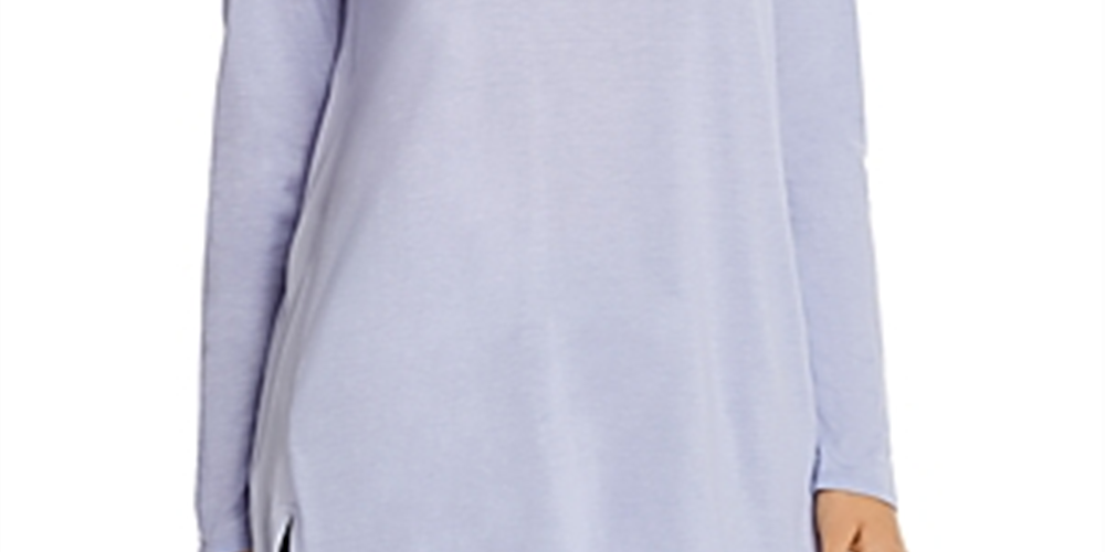 Eileen Fisher Women's Scoop Neck Tunic Blue Size Petite M