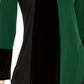 Alfani Women's Colorblocked Asymmetrical Top Green Size XX-Large