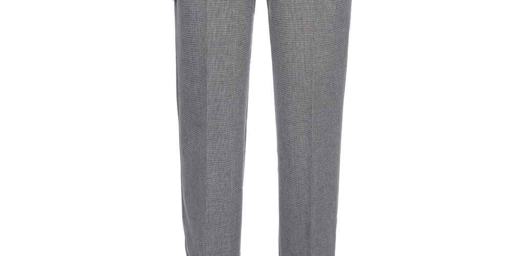 Alfred Dunner Women's Boardroom Straight Leg Pants Gray Size 18X4.5
