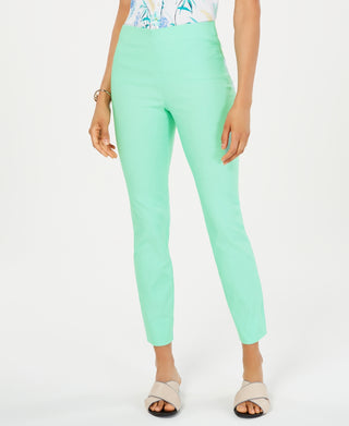 Charter Club Women's Chelsea Tummy Control Skinny Leg Ankle Pants Blue Size 6