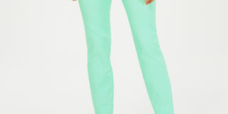 Charter Club Women's Chelsea Tummy Control Skinny Leg Ankle Pants Blue Size 6