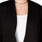 Rachel Roy Women's Trendy Ponte Blazer Black Size 2X