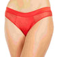DKNY Women's Satin Bikini Underwear Red Size S