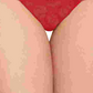 B.Tempt'd Women's By Wacoal Lace Kiss Bikini Underwear Red Size Medium