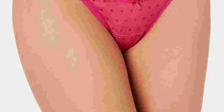 Maidenform Women's Sexy Must Haves Lace Thong Pink Size 6