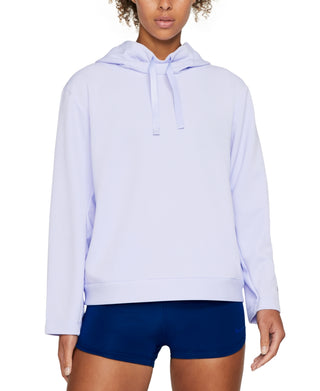 Nike Women's Dri Fit Fleece Training Hoodie Purple Size Small