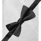 Alfani Men's Bow Tie & Pocket Square Set Black Size Regular