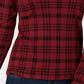 Charter Club Women's Cotton Plaid Top  Red Size XX-Large