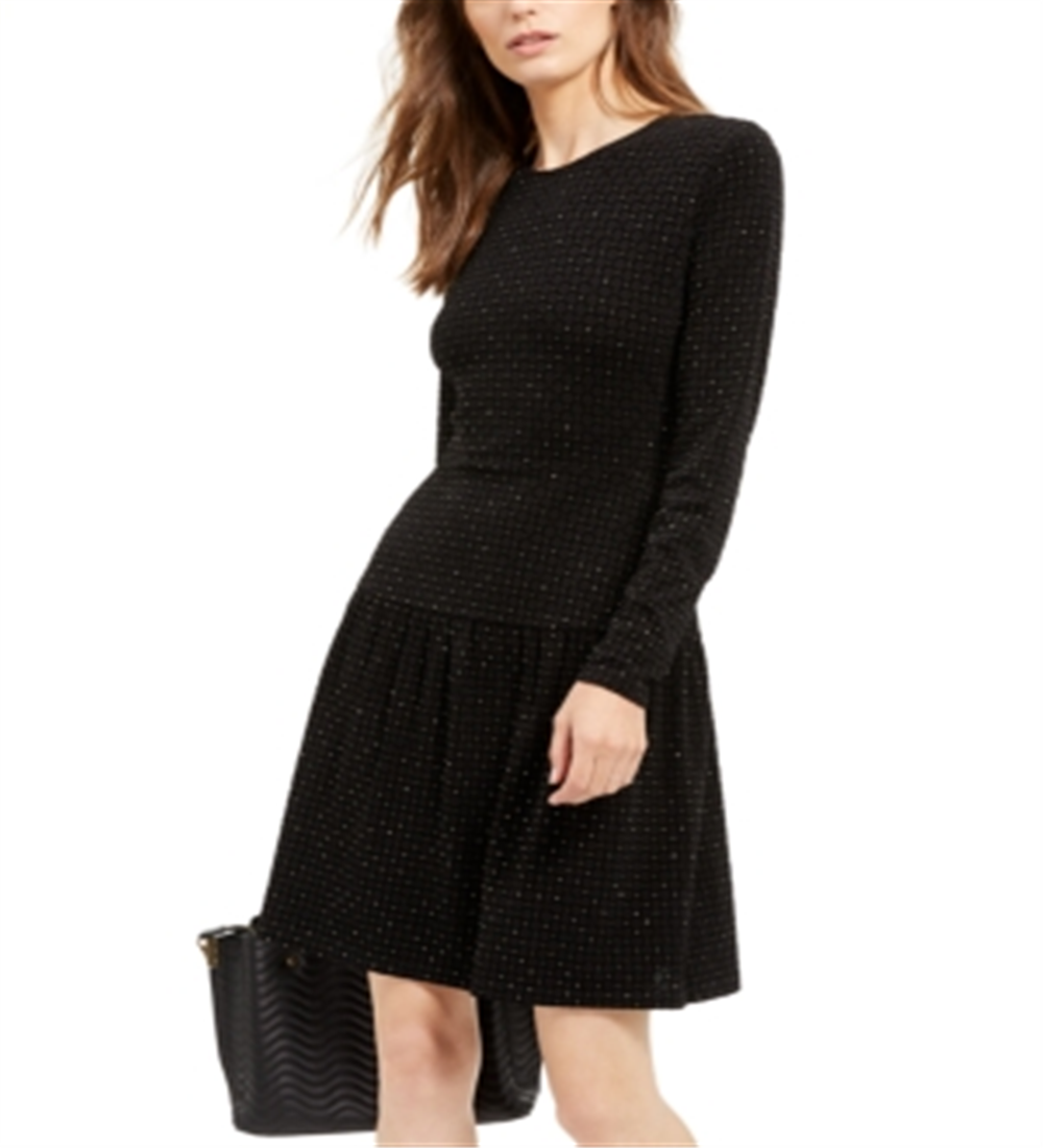 Michael Michael Kors Embellished Shirt Dress Size Petite L