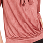 Alfani Women's Tie Neck Top Pink Size Petite S