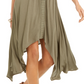 Style & Co Women's Handkerchief Hem Dress Green Size X-Small