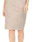 Vince Camuto Women's Glitter Zippered Short Sleeve Off Shoulder Below The Knee Sheath Evening Dress Brown Size 14