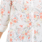 Charter Club Women's Cotton Floral Print Shirt White Size Large