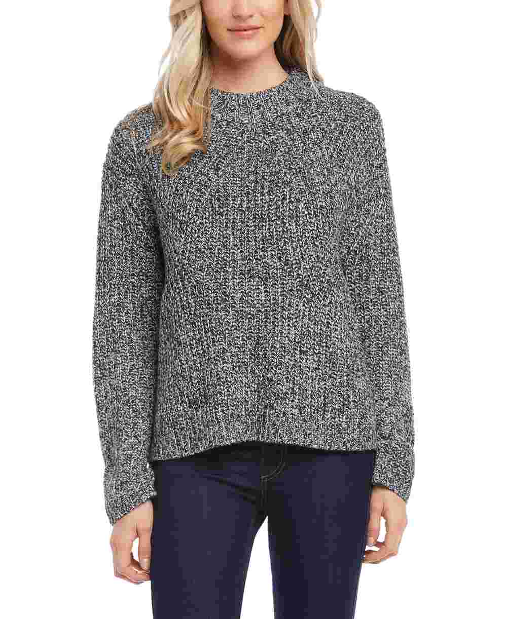 Karen Kane Women's Marled Long Sleeve Pullover Sweater Grey Size Large