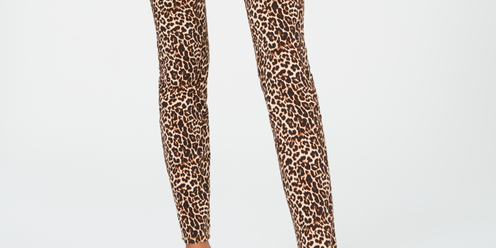 INC International Concepts Women's essential Leopard Skinny Jeans Animal Print Size 2