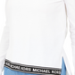 Michael Kors Women's Logo Tape Top White Size XX-Small