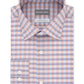 Michael Kors Men's Checkered Print Long Sleeve Button Down Shirt Pink/Purple Size 17/32-33