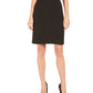 Anne Klein Women's Antonioni Crepe Skirt Black Size 10