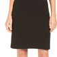Anne Klein Women's Antonioni Crepe Skirt Black Size 10