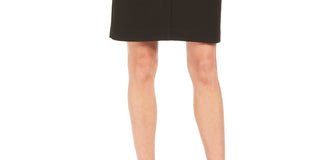 Anne Klein Women's Antonioni Crepe Skirt Black Size 10