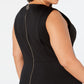 Calvin Klein Women's Plus MIDI Fit & Flare Dress Black Size 16W
