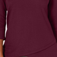 Karen Scott Women's Tulip Hem Top Red Size Medium