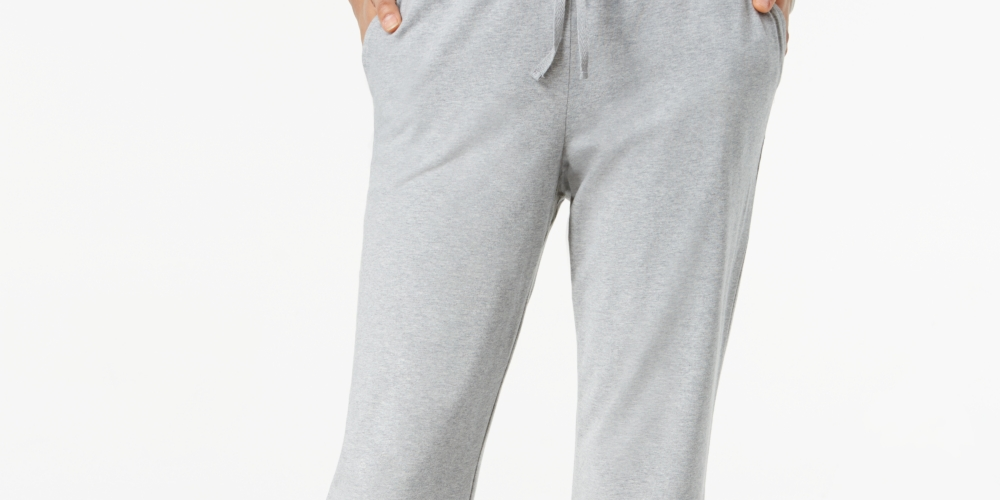 Karen Scott Women's Drawstring Active Pants Gray Size Petite X-Large