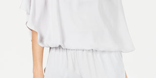 Alfani Women's Bubble Hem Blouse  GreySize Medium