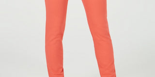 Charter Club Women's Bristol Skinny Ankle Jeans Orange Size 8