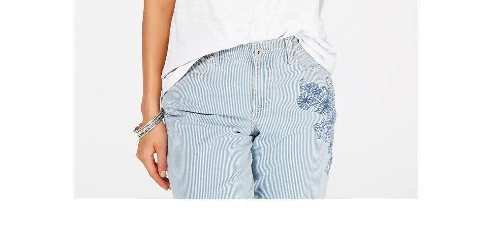 Style & Co Women's Cotton V Neck Tank Top White Size Medium