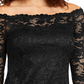 Thalia Sodi Women's Lace Off The Shoulder Top Black Size X-Small