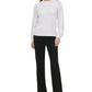 Calvin Klein Women's Embellished Sweater White Size X-Small
