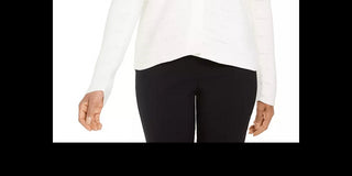 JM Collection Women's Two Button Cardigan Sweater White Size X-Small