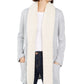 Style & Co Women's Sherpa Trim Open Front Cardigan White Size XL