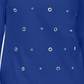 Karen Scott Women's Cotton Grommet Top Blue Size X-Small