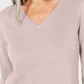 Karen Scott Women's V Neck Sweater Pink Size Small