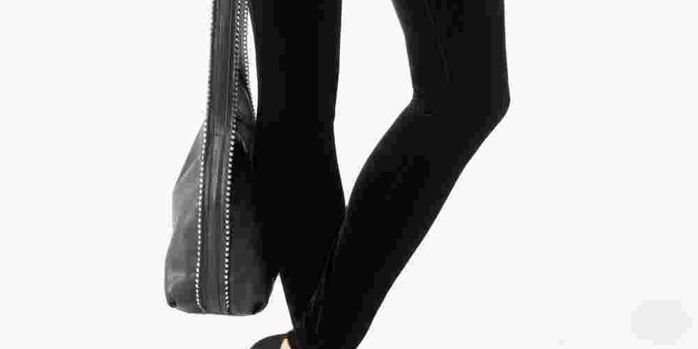 INC International Concepts Women's Velvet Casual Leggings Black Size 4