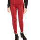 Celebrity Pink Junior's the Spice Snake Print Hi Rise Jeans Red Size 7