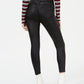 Celebrity Pink Women's Coated Skinny Jeans Black Size 5
