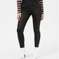 Celebrity Pink Women's Coated Skinny Jeans Black Size 5