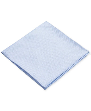 Ryan Seacrest Distinction Men's One Texture Honeycomb Pocket Square Blue Size Petite Small