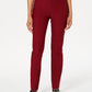 Charter Club Women's Chelsea Tummy Control Ankle Pants Red Size 14 Petite