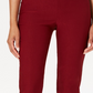 Charter Club Women's Chelsea Tummy Control Ankle Pants Red Size 14 Petite