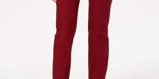 Charter Club Women's Chelsea Tummy Control Ankle Pants Red Size 14 Petite
